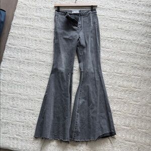 Gray Flared Jeans free people size 26